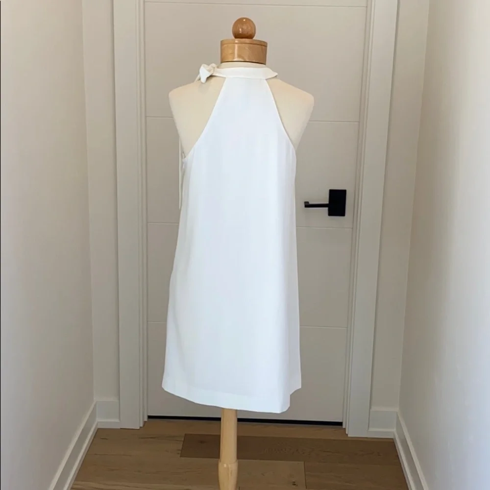 Guess Halter Bow Tie Dress off white small